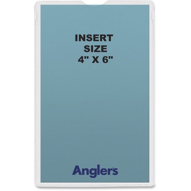 Anglers Self-stick Crystal Clear Poly Envelopes