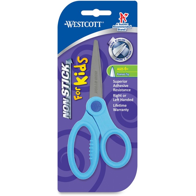 Westcott Pointed Tip Nonstick Kids Scissors