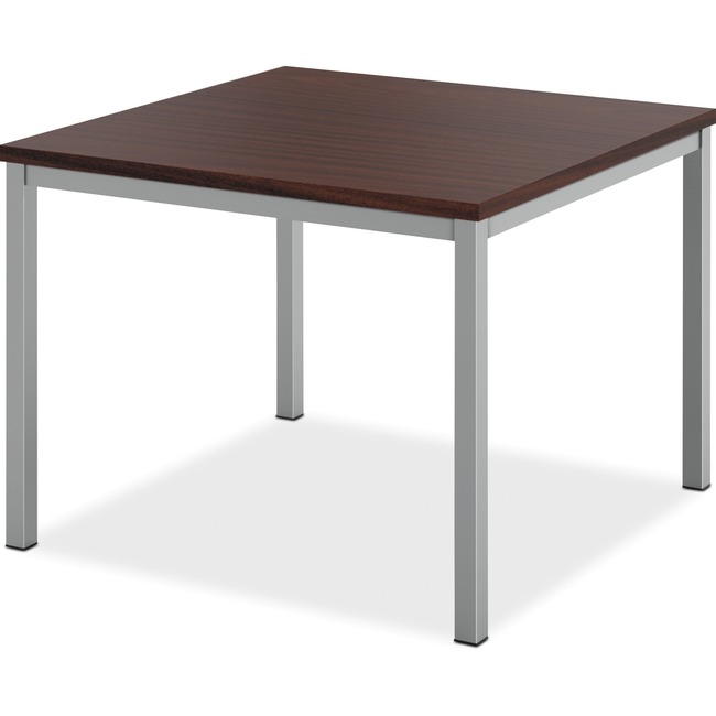HON Corner Table, Metal Legs, 24