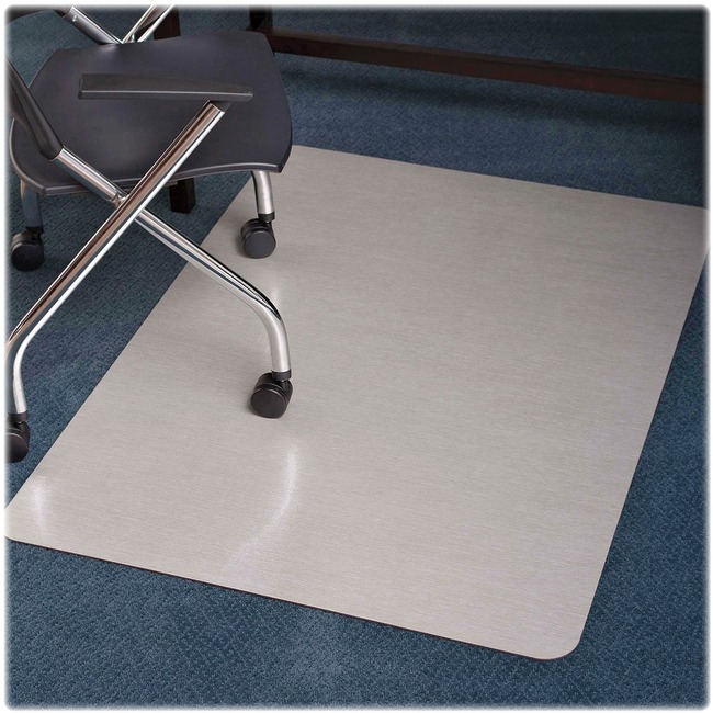 ES Robbins Trendsetter Med-pile Silver Chairmat