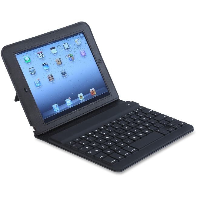 Compucessory Keyboard/Cover Case (Folio) for iPad Air - Black