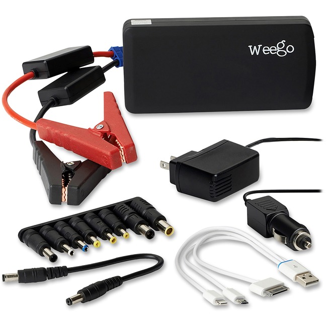Weego Jump Starter Heavy Duty Battery Pack for Mobile Devices and Car Batteries