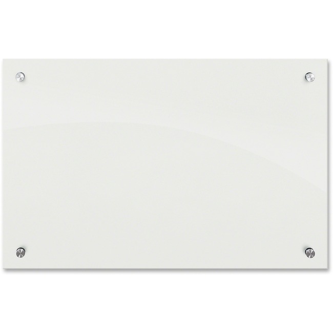 MooreCo Frosted Pearl Glass Dry Erase Markerboard