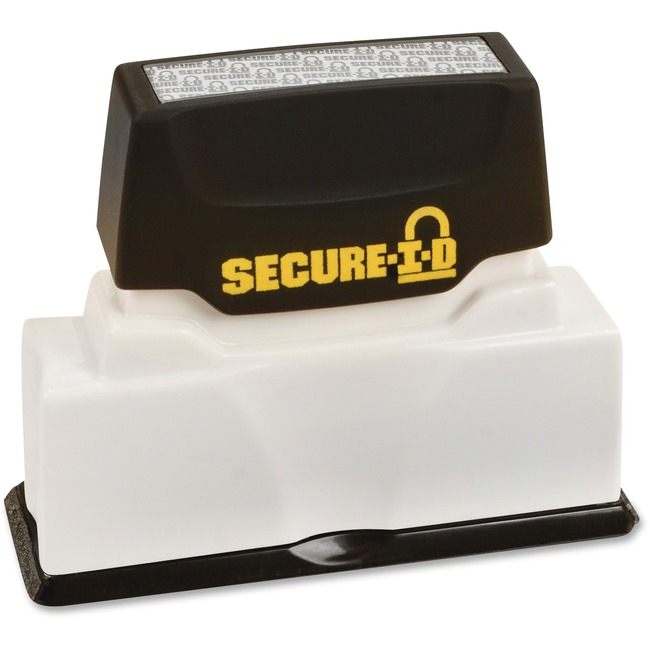 Consolidated Stamp Black Ink Secure ID Stamp