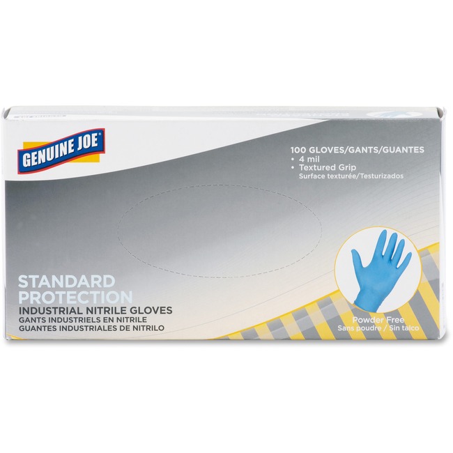 Genuine Joe Standard Industrial Nitrile Gloves