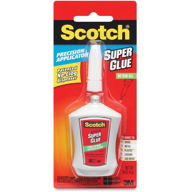 Scotch® Super Glue Gel in Precision Applicator, .14 oz