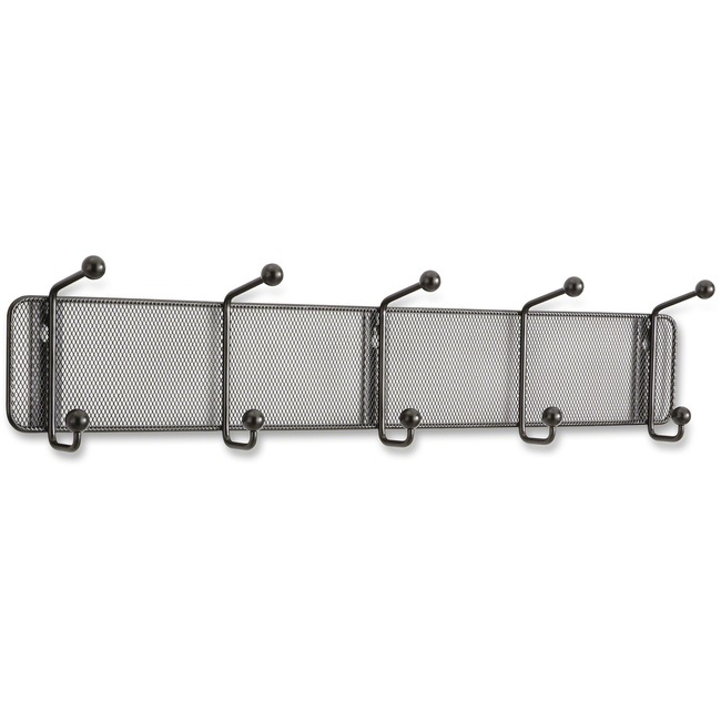 Safco Onyx 5-hook Steel Mesh Wall Rack