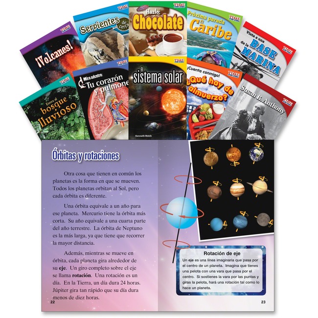 Shell TFK 2nd-grade Spanish 10-Bk Set 3 Education Printed Book for Science/Social Studies - Spanish