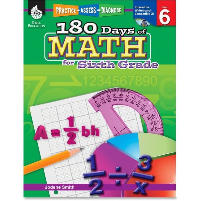 Shell Education 18 Days of Math for 6th Grd Book Education Printed/Electronic Book for Mathematics by Jodene Smith - English