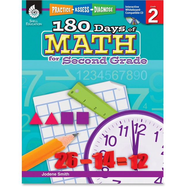 Shell Education 18 Days of Math for 2nd Grd Book Education Printed/Electronic Book for Mathematics by Jodene Smith - English