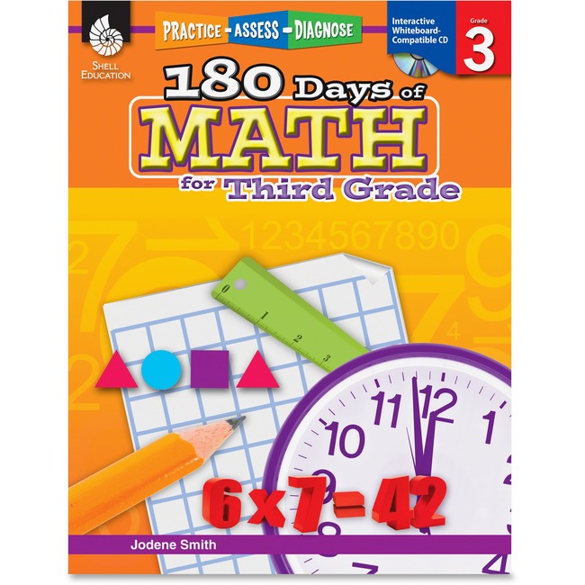 Shell Education 18 Days of Math for 3rd Grd Book Education Printed/Electronic Book for Mathematics by Jodene Smith - English