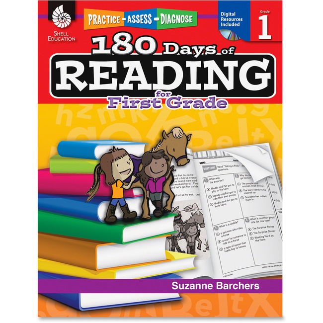 Shell Education 18 Days of Reading 1st-Grade Book Education Printed/Electronic Book by Suzanne Barchers, Ed.D.