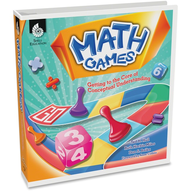 Shell Education Grades K-8 Math Games Resource Education Printed Book for Mathematics by Ted H. Hull, Ruth Harbin Miles, Don S. Balka