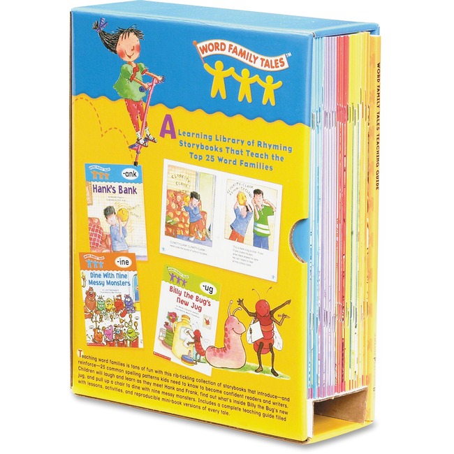 Scholastic Res. Word Family Tales Book Set Activity Printed Book