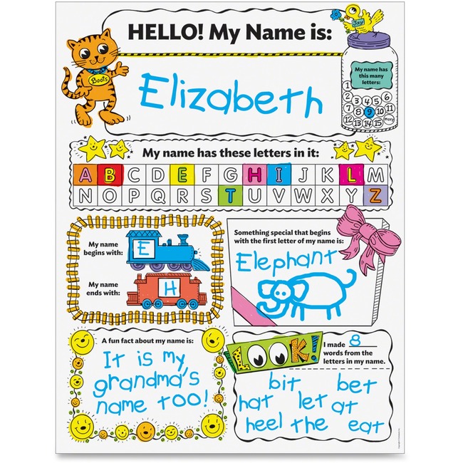 Scholastic Res. Pre K-2 Personal Poster Set Education Printed Book by Liza Charlesworth - English