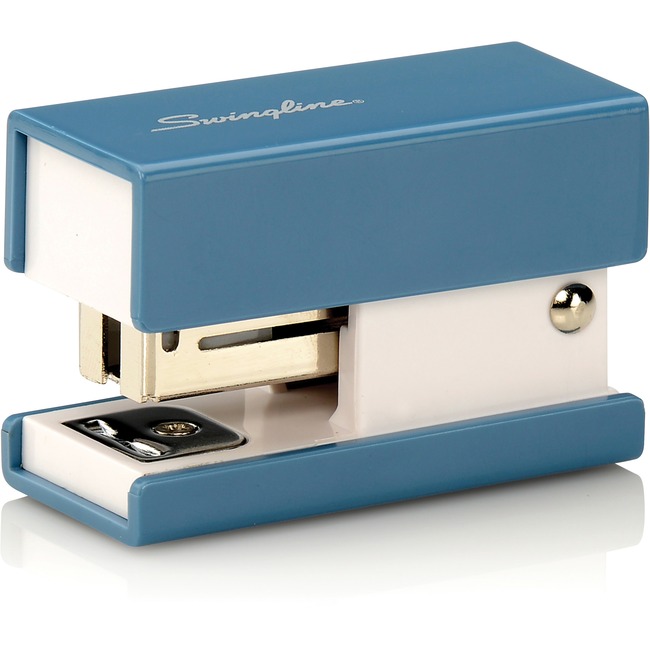 Swingline® Mini Fashion Stapler, 12 Sheets, Blue