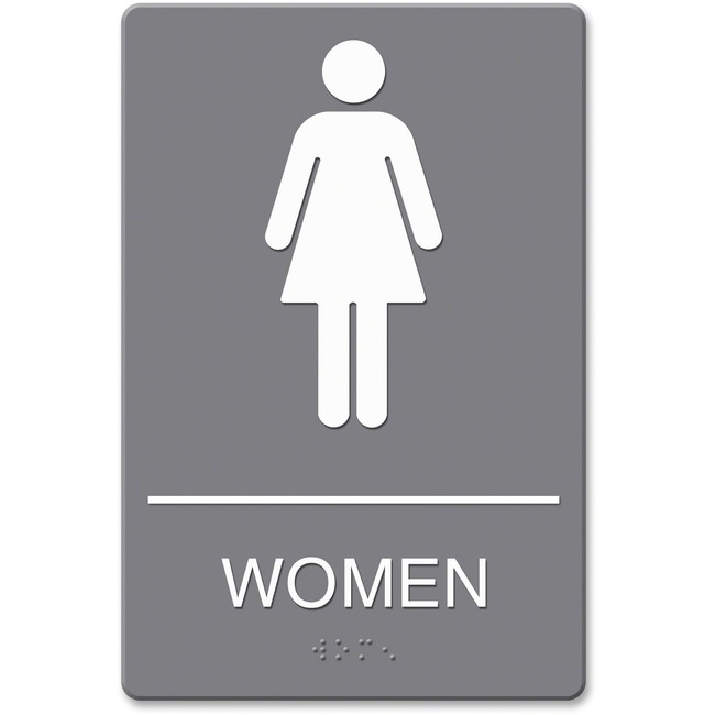 HeadLine ADA Women Restroom Sign with Symbol