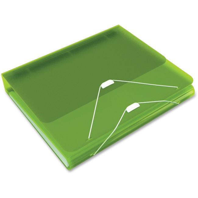 Samsill DUO 2-in-1 Organizer - Binder + Expanding File-Green