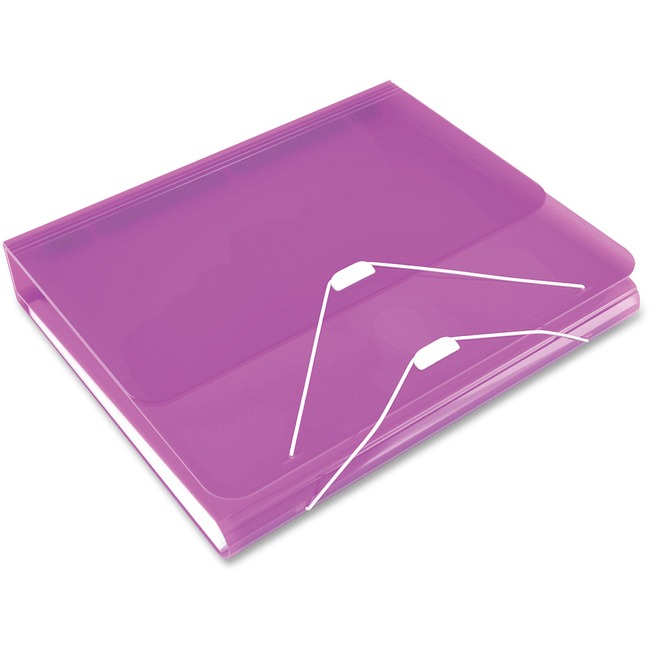 Samsill DUO 2-in-1 Organizer - Binder + Expanding File-Orchid