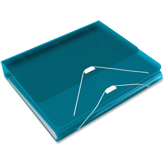 Samsill DUO 2-in-1 Organizer - Binder + Expanding File-Turquoise