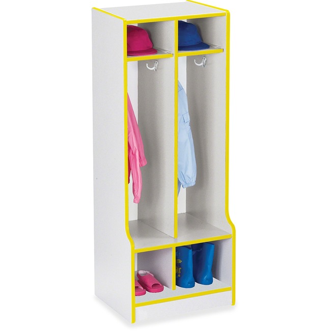 Rainbow Accents Rainbow Double Coat Hooks Step Locker