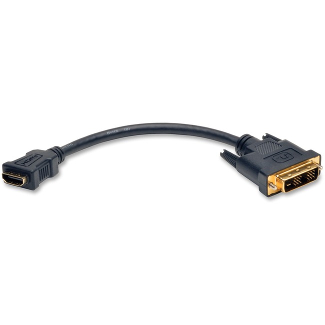 Tripp Lite HDMI to DVI Adapter Cable Connector HDMI to DVI-D F/M 8 Inch