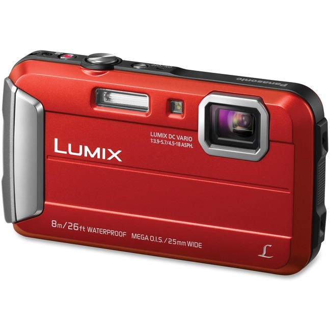 Panasonic Lumix TS30 16 Megapixel Compact Camera - Red