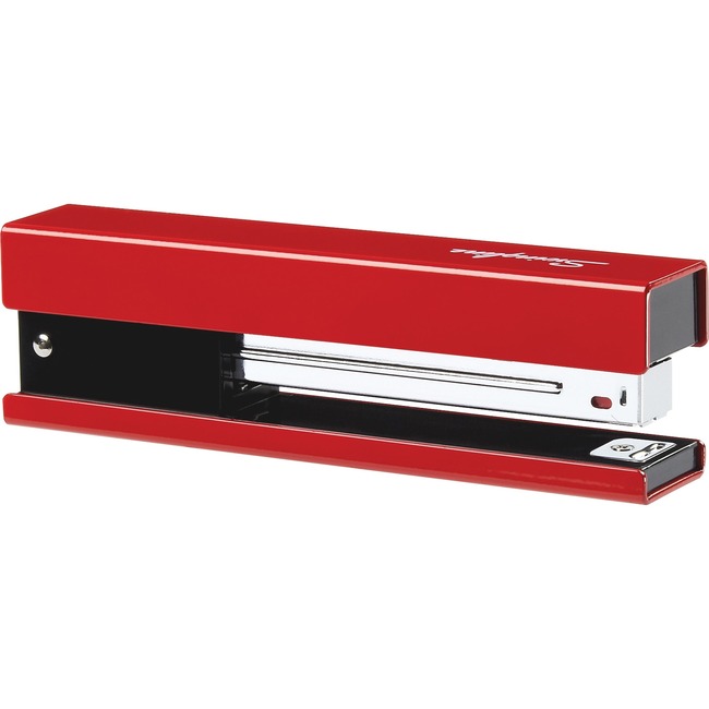 Swingline® Metal Fashion Stapler, Full Strip, 20 Sheets, Red/Black Accent