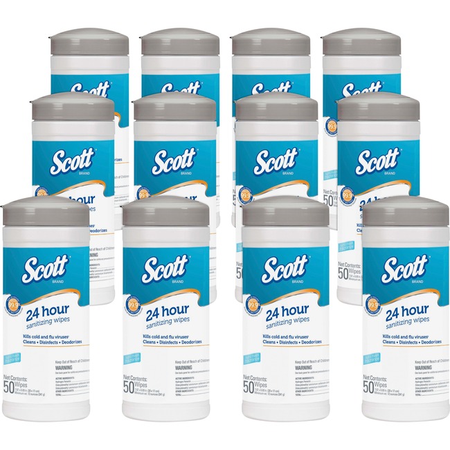 Scott 24-Hour Sanitizing Wipes