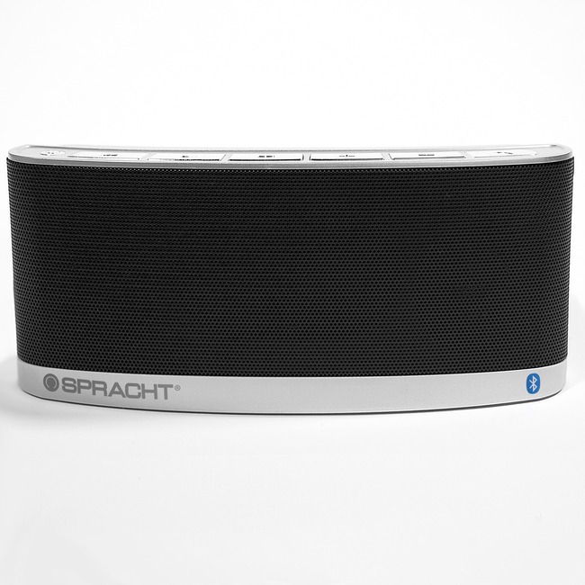 Spracht Blunote2.0 Speaker System - 10 W RMS - Wireless Speaker(s) - Portable - Battery Rechargeable - Black