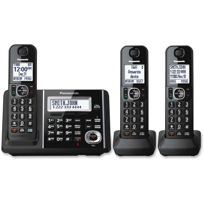 Panasonic KX-TGF343B DECT Cordless Phone - Black