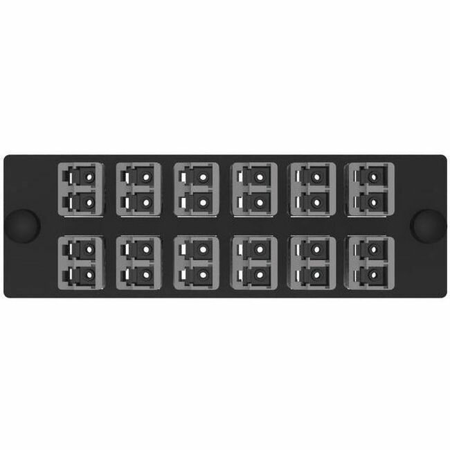 Panduit Opticom Keyed K-Intl Gray FAP, OM4, 12 LC Duplex