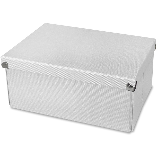 Samsill Pop n' Store Medium Document Box White - 12.75