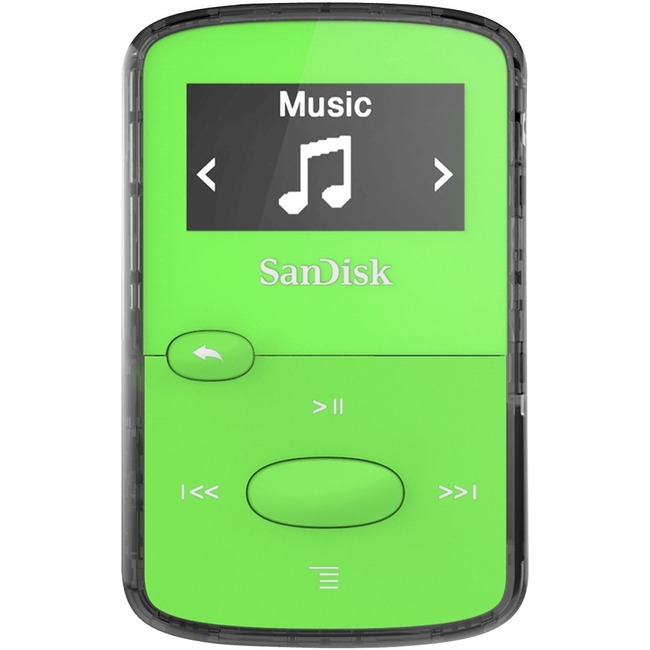 SANDISK MP3 PLAYER SDMX26-008G-G46G BRIGHT GREEN