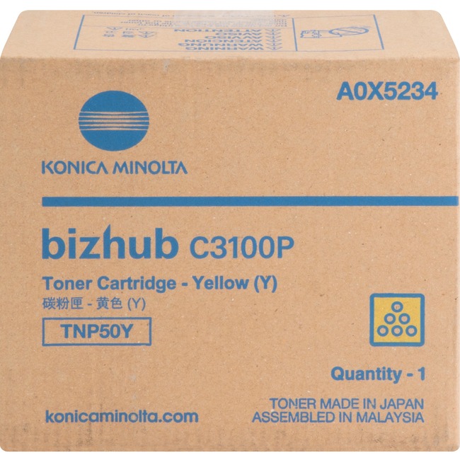 Konica Minolta TNP50Y Original Toner Cartridge - Yellow