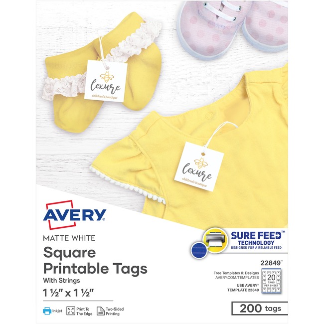 Avery® Printable Tags with Strings