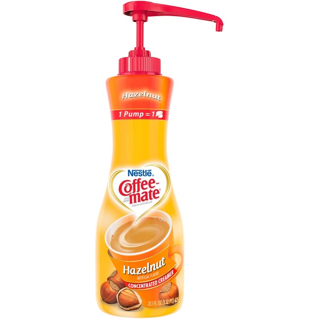 Nestlé® Coffee-mate® Coffee Creamer Hazelnut - 21.1oz liquid pump bottle