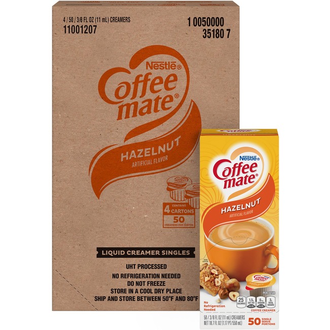 Nestlé® Coffee-mate® Coffee Creamer Hazelnut - liquid creamer singles