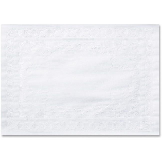 Hoffmaster Straight Edge White Placemats