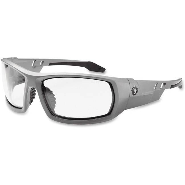 Ergodyne Fog-Off Clear Lens/Gray Frm Safety Glasses