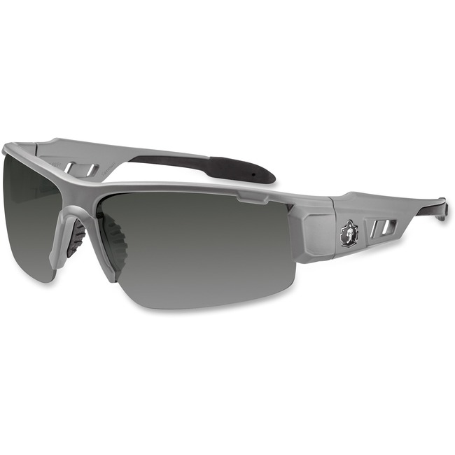 Ergodyne Smoke Lens/Gray Half Frame Safety Glasses
