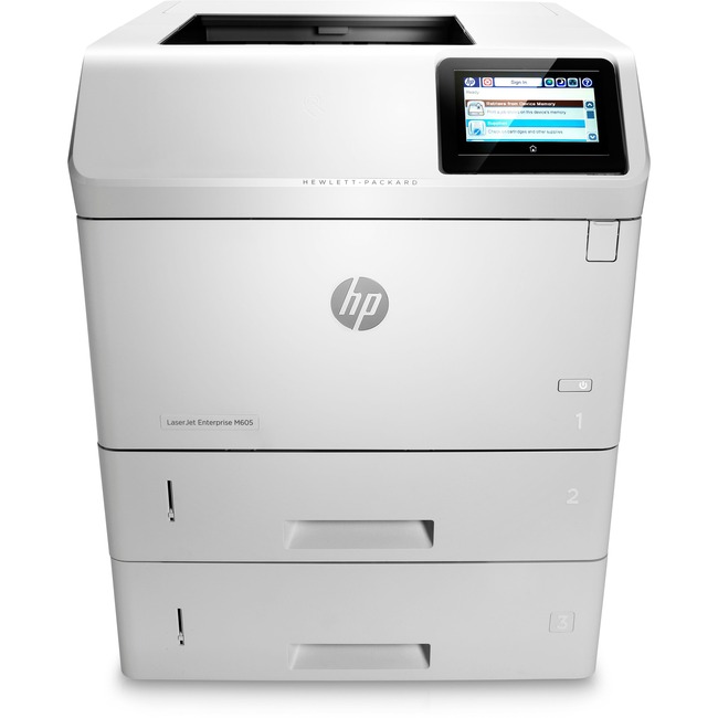 HP Remanufactured LaserJet M605x Desktop Laser Printer - Monochrome