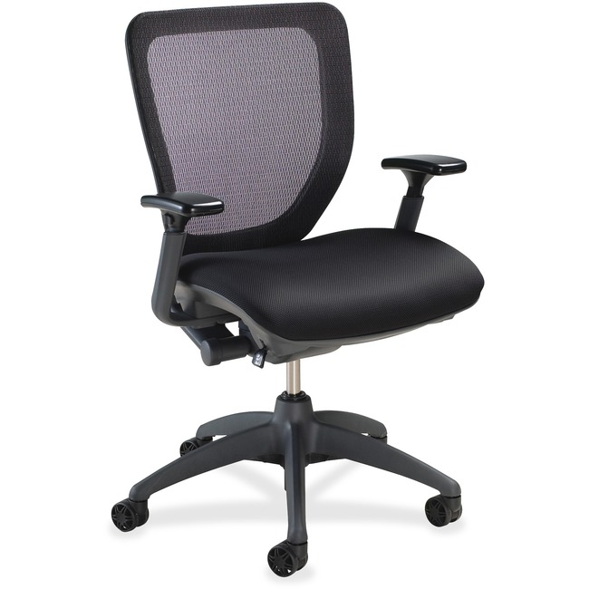 Lorell Mesh-back Task Chair with Synchro Knee Tilt