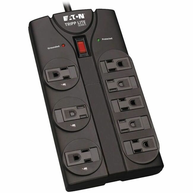 8-OUTLET HOME COMPUTER PROTECTOR, 8-FT