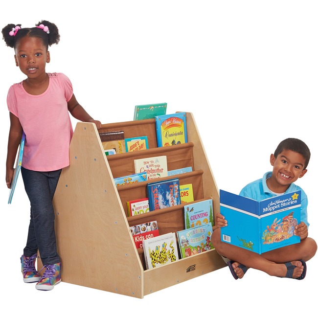 ECR4KIDS Early Childhood Res.Doublee-Side Fabric Book Display