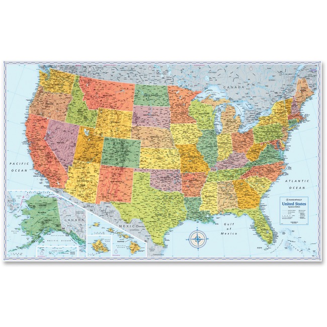 Rand McNally Advantus U.S. Wall Map