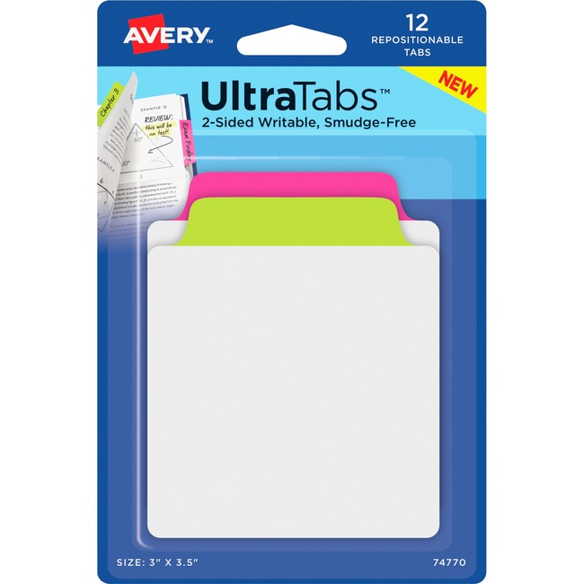 Avery® UltraTabs Repositionable Tab & Note