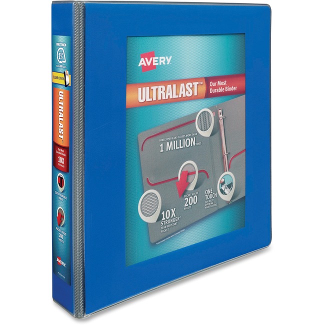 Avery Ultralast Heavy Duty View Binders with One Touch Slant Rings