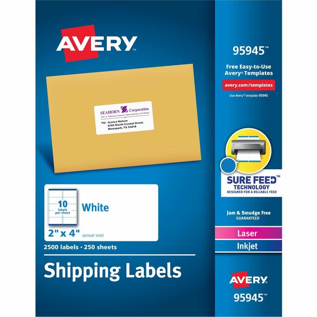 Avery Bulk Shipping Labels