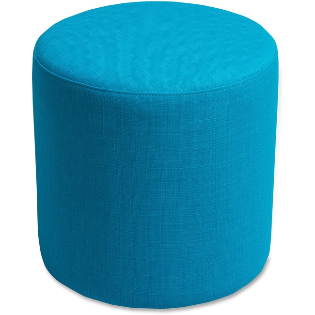 Lorell Fabric Cylinder Ottoman